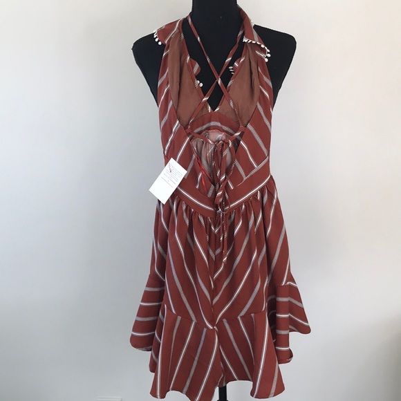 NEW Striped Romper - Picture 2 of 2